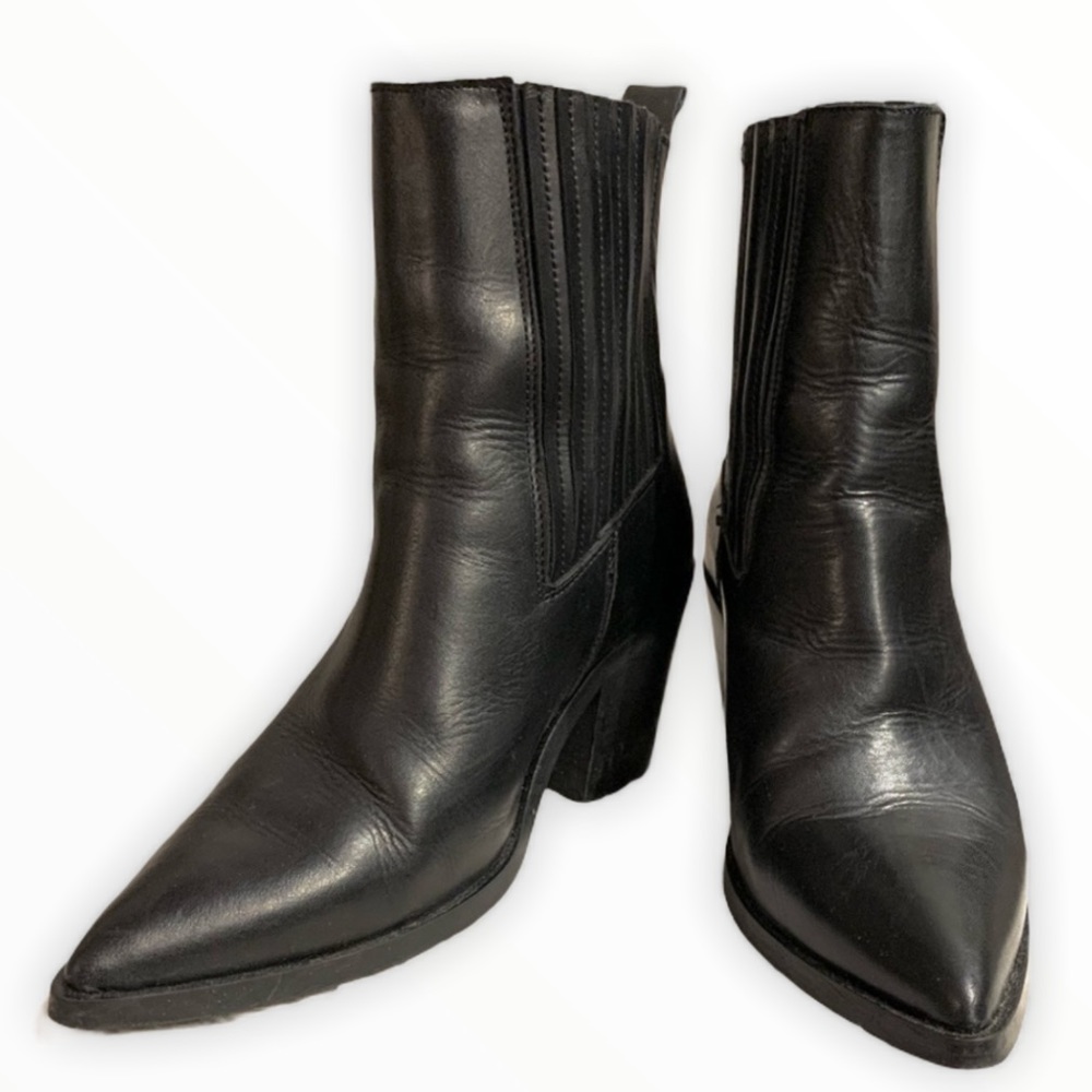 Simons genuine leather western boots